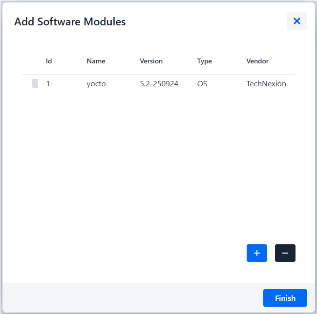 hawkBit Create Distribution Set - Step 3